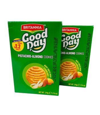 Britania Good Day Pistachio-Almond cookies 216g buy 2 for 2.20