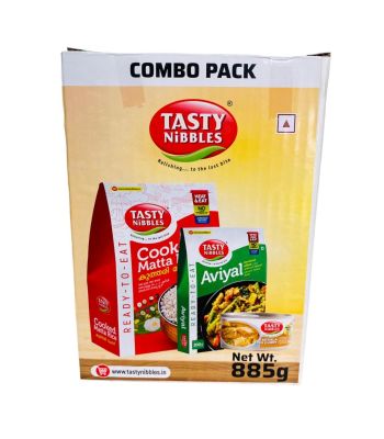 Non Veg Combo pack (Rice Fish Curry Aviyal) by Tasty Nibbles 900g