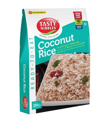 Coconut Rice (Ready to eat) by Tasty Nibbles 250g