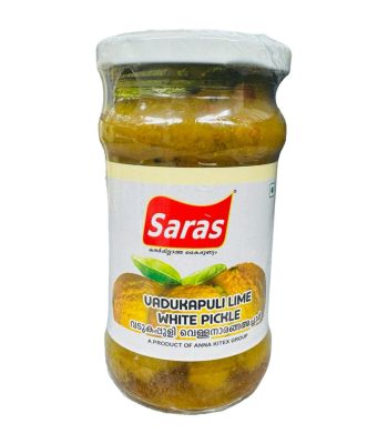 Vadukapuli white lime Pickle by Saras 300g
