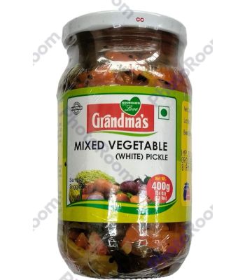 Mixed vegetables white pickle by Grandmas 400g