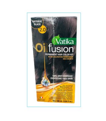 Vatika Oil fusion Permanent hair colour kit 108ml